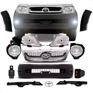 Kit Transformação Frente Hilux 2005/2008 Para 2009 2010 2011 Preto
