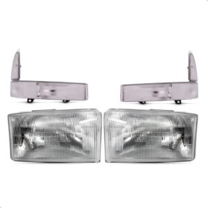 Kit Farol E Pisca Dianteiro F250 1999 2000 2001 2002 A 2005 Ambos Lados