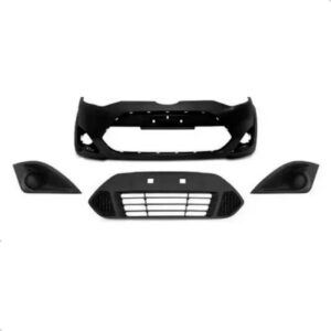 Kit Parachoque Sem Furo Fiesta Rocam 2011 2012 2013 2014 Preto