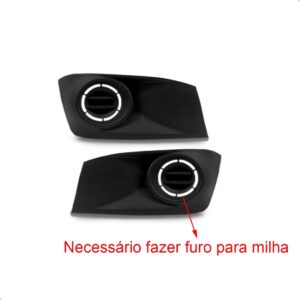 Parachoque Completo Grade E Farol Sw4 2012 2013 2014 2015 Preto