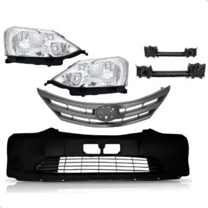 Kit Parachoque Dianteiro Etios 2012 13 14 15 2016 Com Farol Preto