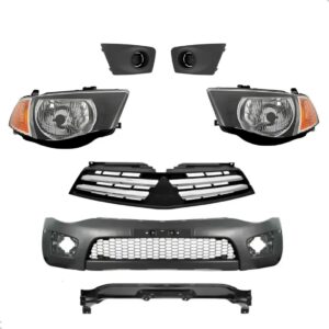 Parachoque Completo L200 Triton 2009 2010 2011 A 2016 Ambar Preto