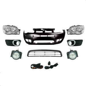 Kit Parachoque Palio Economy 2009 2010 2011 2012 2013 14 15 Preto