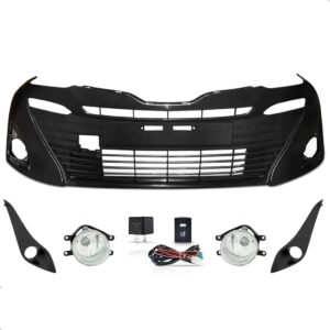 Kit Parachoque Dianteiro E Milha Yaris Sedan 2018 19 A 2022 Preto