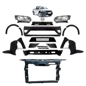 Kit Frente Completa Saveiro G7 Robust 2017 2018 2019 2020 21 Preto