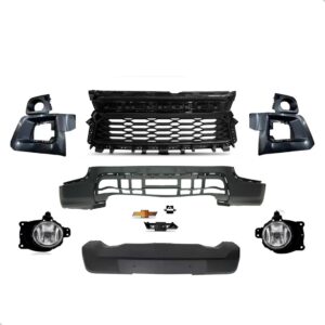Kit Parachoque Dianteiro Para Chevrolet S10 2021 2022 2023 Preto