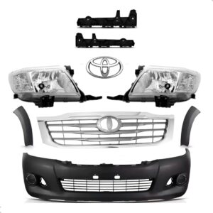 Parachoque Dianteiro Completo Hilux Srv 2012 2013 2014 2015 Preto