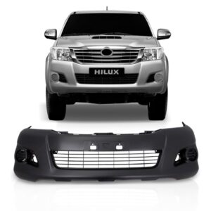 Parachoque Dianteiro Completo Hilux Srv 2012 2013 2014 2015 Preto