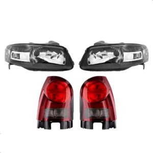 Kit Farol Fumê + Lanterna Fumê Gol G4 2006 2007 2008 A 2013 Ambos Lados Transparente