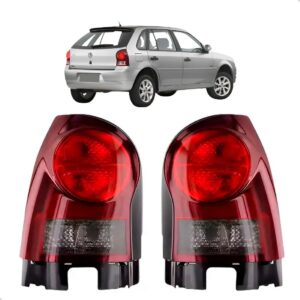 Kit Farol Fumê + Lanterna Fumê Gol G4 2006 2007 2008 A 2013 Ambos Lados Transparente