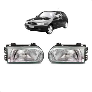 Kit Farol + Lanterna Fumê + Pisca Seta Fumê Gol Bola G2 Ambos Lados