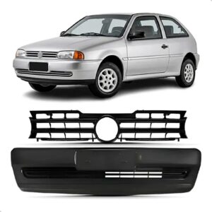 Kit Parachoque Grade Gol Parati Saveiro G2 1995 96 97 98 99 Preto