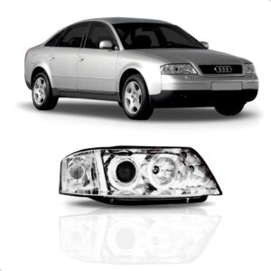 Farol Dianteiro Para Audi A6 2001 2002 2003 2004 2005 2006 Direito/passageiro