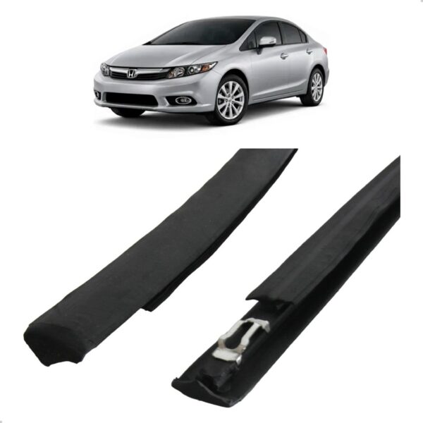 Friso De Teto Para Civic G9 2012 2013 2014 2015 2016 Le/ld Preto