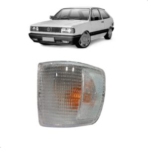 Lanterna Pisca Dianteira Gol Quadrado G1 1991 A 1996 Cristal Cristal Esquerdo