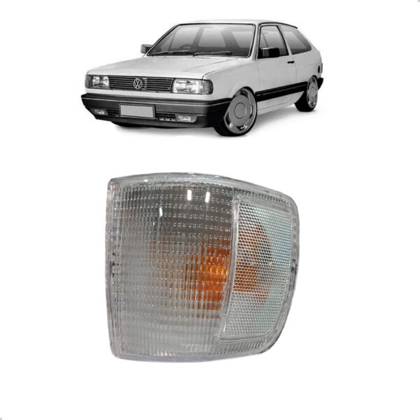 Lanterna Pisca Dianteira Gol Quadrado G1 1991 A 1996 Cristal Cristal Esquerdo