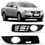 Par Grade Lat Milha P/choque Dianteiro Passat 2006/10 C/furo Preto Ambos Lados