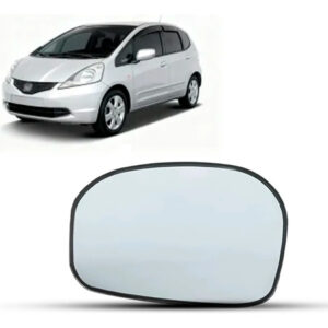 Lente Retrovisor Para Fit 2009 2010 2011 2012 2013 2014 Direito/passageiro