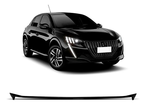 Friso Superior Da Grade Radiador Peugeot 208 2020 A 2027 Preto
