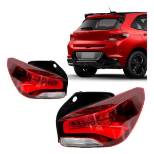 Par De Lanterna Traseira Para Onix Hatch 2026 Com Led Ambos Lados