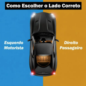 Grade Lateral Milha P/choque Dianteiro Passat 2006/10 C/furo Preto Esquerdo