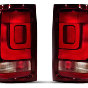Par Lanterna Traseira Amarok 2020 A 2024 Fume Com Soquete Ambos Lados Vermelho