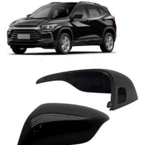 Par Capa Para Retrovisor Tracker 2020/25 Com Furo Ponto Cego Preto