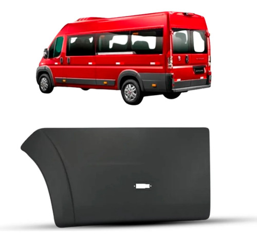 Friso Lateral Traseiro Ducato 2018 A 2027 Com Furo Lampada Preto/esquerdo