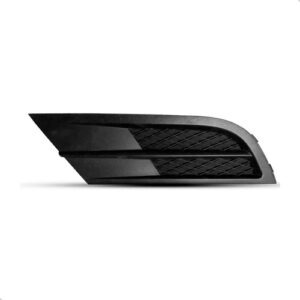 Grade Lateral Milha P/choque Diant Jetta 2015-2017 Sem Furo Preto Esquerdo