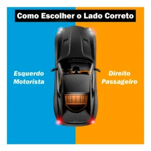 Capa Para Retrovisor Tracker 2020 A 2025 Com Furo Ponto Cego Preto - Direito