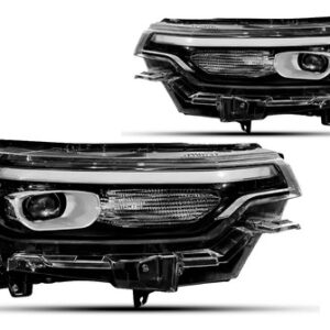 Par De Farol Para S10 2025 A 2027 Com Led Com Projetor Ambos Lados