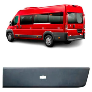 Friso Lateral Porta Traseira Ducato 2018-2027 Com Furo Preto/esquerdo