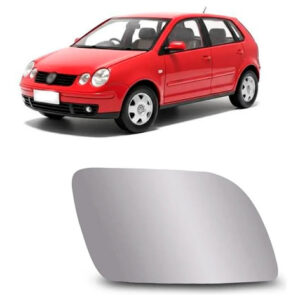 Lente Retrovisor Para Polo 2002 2003 2004 A 2007 Esquerdo/motorista