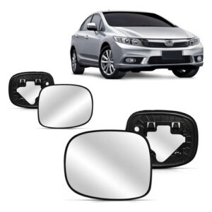 Par De Lente Retrovisor Para Civic 2012 2013 2014 2015 2016