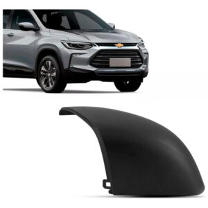 Capa Retrovisor Tracker 2020/25 Sem Furo Ponto Cego Text Preto - Esquerdo