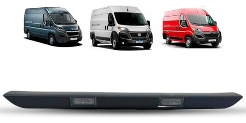 Moldura Da Placa Traseira Ducato 2023-2027 Com Lanterna Preto