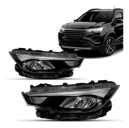 Par De Farol Para Pulse 2022 A 2027 Com Led Ambos Lados