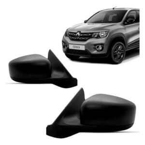 Par Retrovisor Externo P/ Kwid 2017/27 Eletrico Texturizado