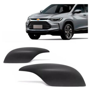 Par Capa Retrovisor Tracker 2020/25 Sem Furo Ponto Cego Text Preto