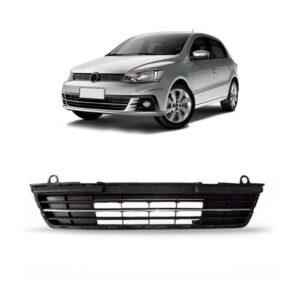 Kit Grade E Moldura Com Furo Gol Voyage G7 16/18 Com Emblema Preto Fosco