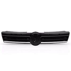 Kit Grade E Moldura Com Furo Gol Voyage G7 16/18 Com Emblema Preto Fosco