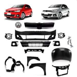 Kit Parachoque E Capo Gol Voyage G7 2016 2017 Com Grades