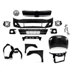 Kit Parachoque E Capo Gol Voyage G7 2016 2017 Com Grades