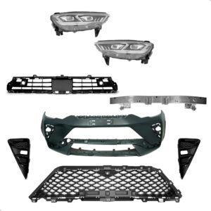 Kit Dianteiro Parachoque Com Grades Haval H6 Gt 2023 A 2026 Preto