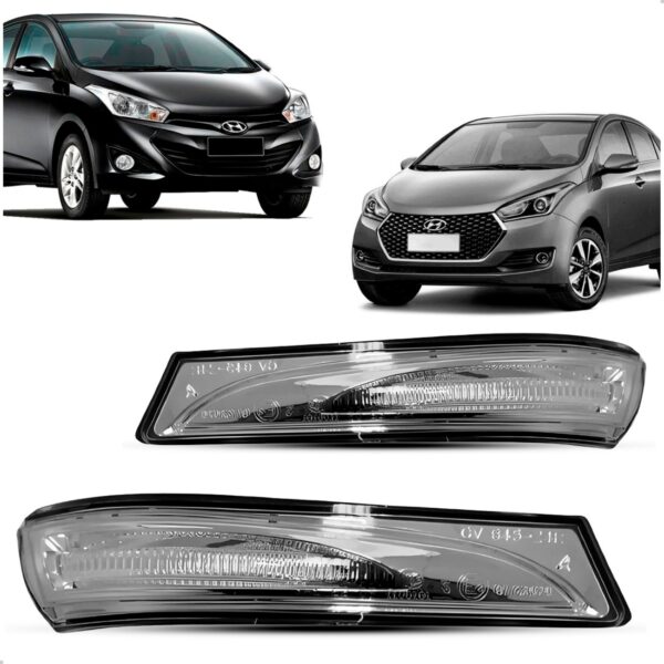 Par Pisca Do Retrovisor Para Hb20 / Hb20s 2012 2013 A 2019