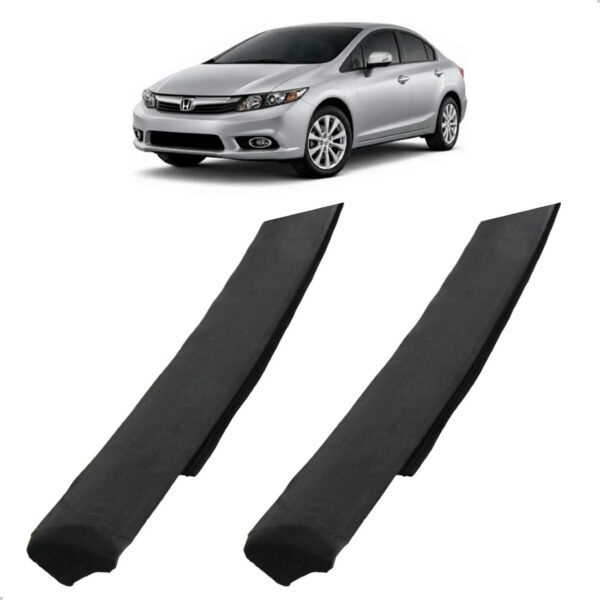 Par De Frisos De Teto Para Civic G9 2012 2013 2014 2015 2016 Preto