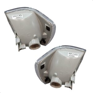 Par Pisca Lant Dianteira Gol Quadrado G1 1991 A 1996 Cristal Cristal