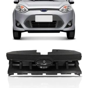 Kit Parachoque Com Grades Para Fiesta 2011 2012 2013 2014 Preto