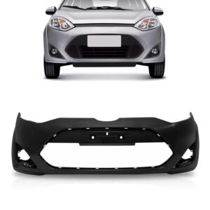 Kit Parachoque Com Grades Para Fiesta 2011 2012 2013 2014 Preto