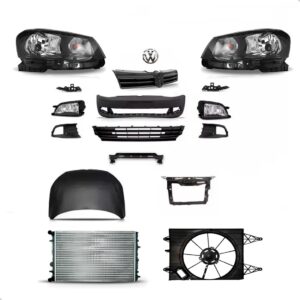 Kit Frente Gol Voyage G6 2012 A 2016 Completa E Kit Radiador Preto